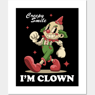 Funny Jester Halloween Posters and Art
